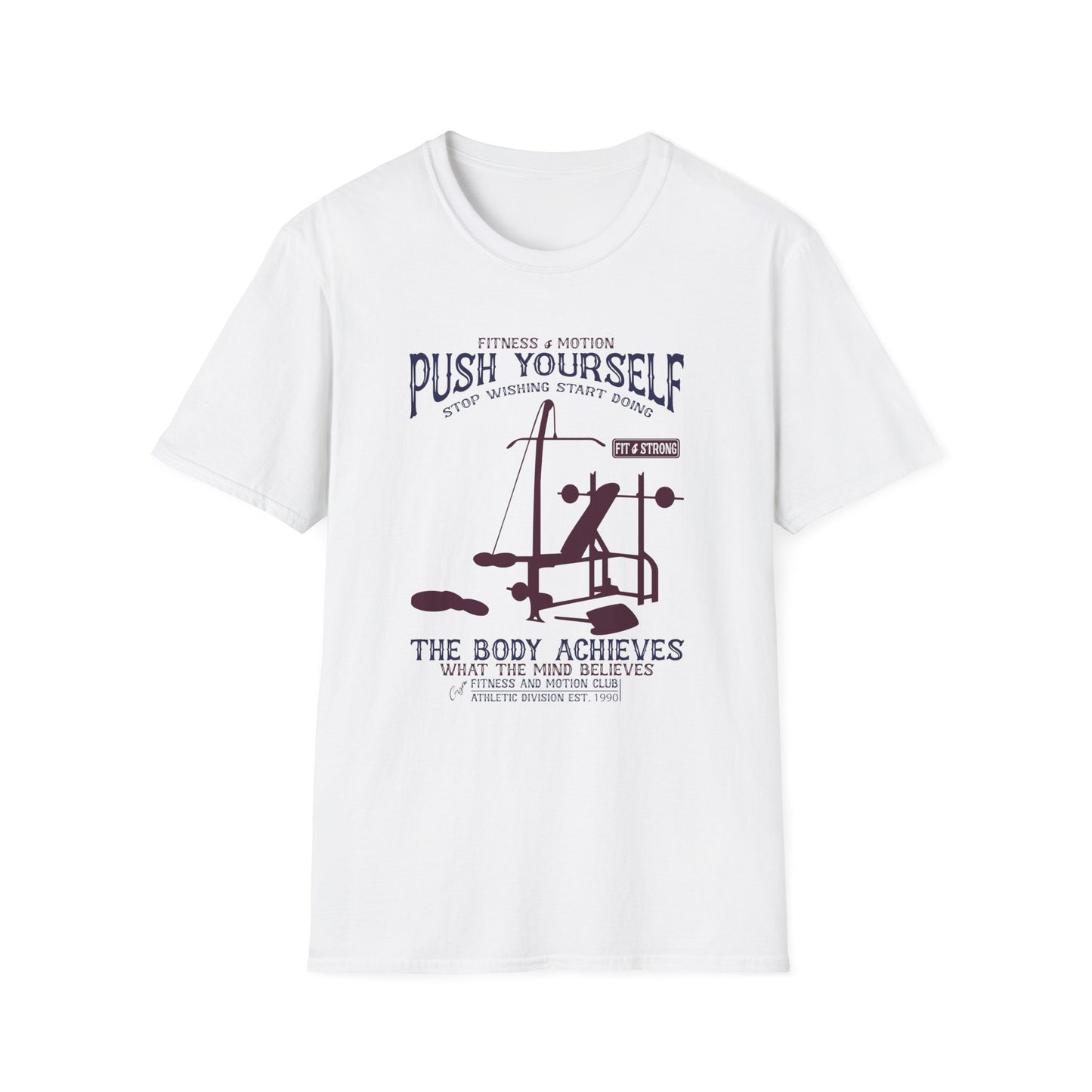 Super Comfortable Push Yourself... GYM T-Shirt - Market Nook