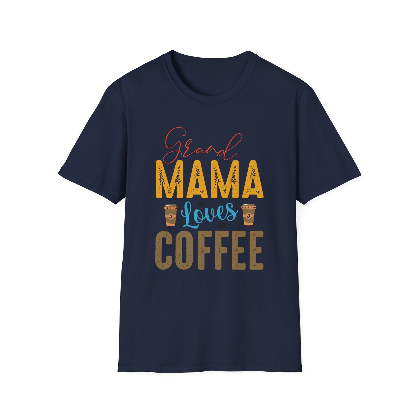 Super Comfortable Grand Mama Loves Coffee T-Shirt design - Market Nook