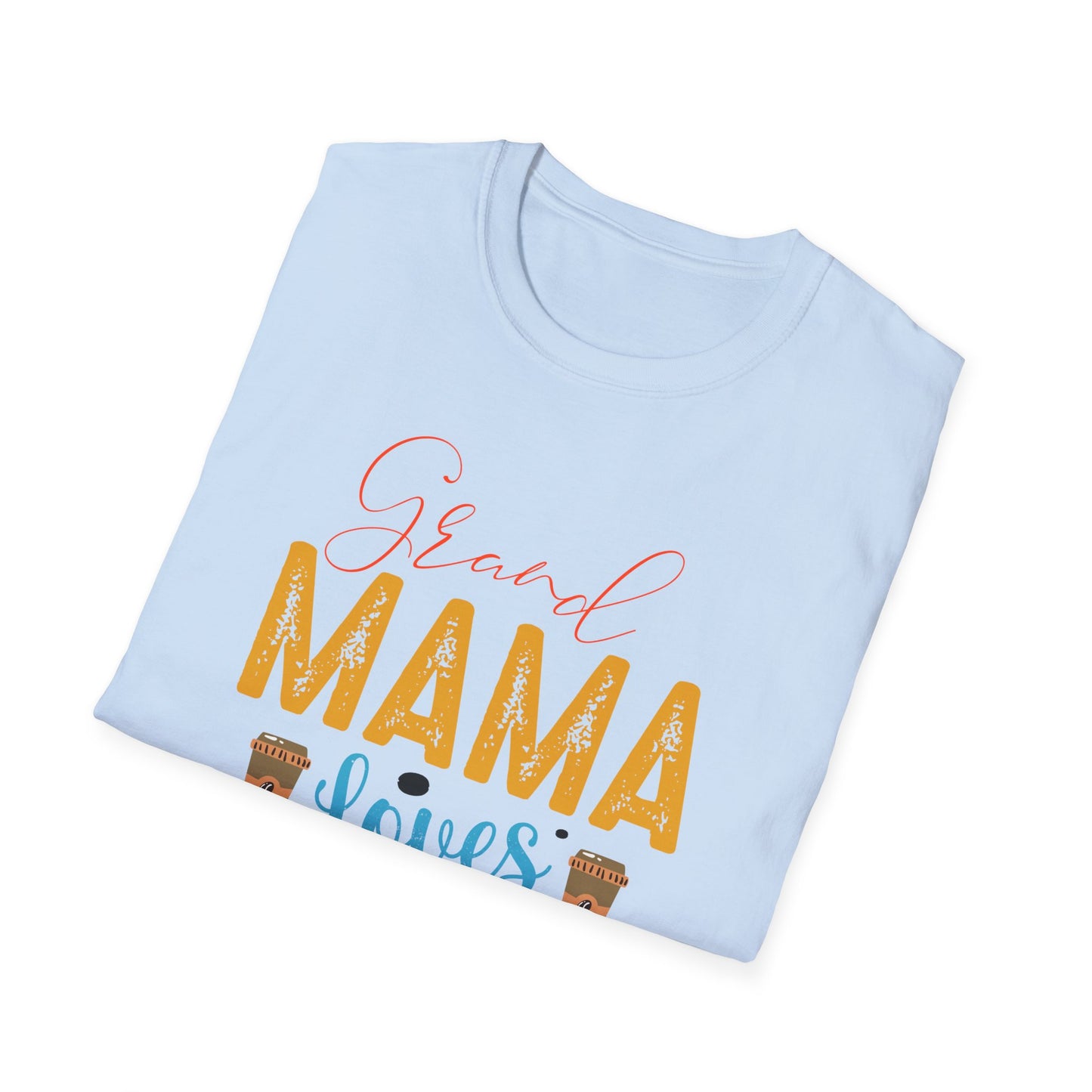 Super Comfortable Grand Mama Loves Coffee T-Shirt design - Market Nook