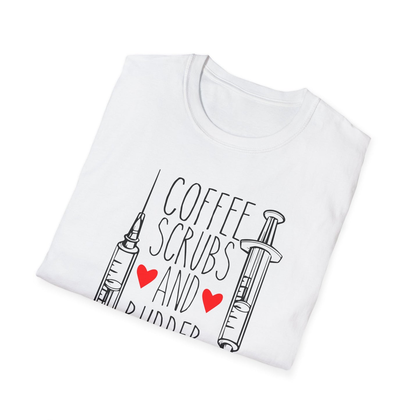 Super Comfortable Coffee Scrubs and Rubber Gloves T-Shirt design - Market Nook