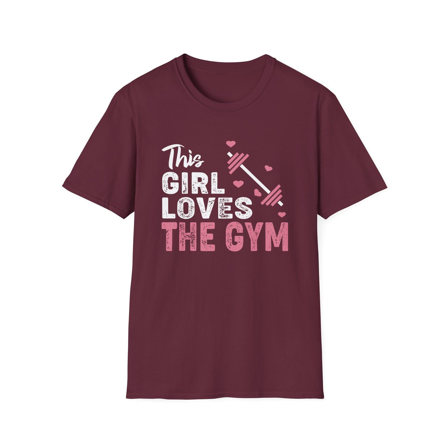 Super Comfortable This Girl Loves The GYM T-Shirt - Market Nook