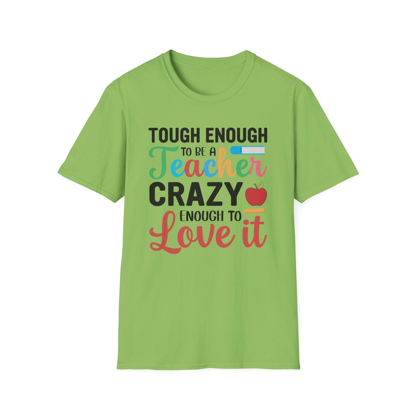 Super Comfortable Tough Enough To Be A Teacher - T-Shirt design - V2 - Market Nook