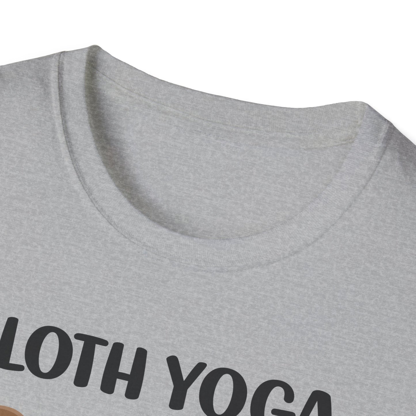 Super Comfortable Sloth Yoga T-Shirt design - V2 - Market Nook