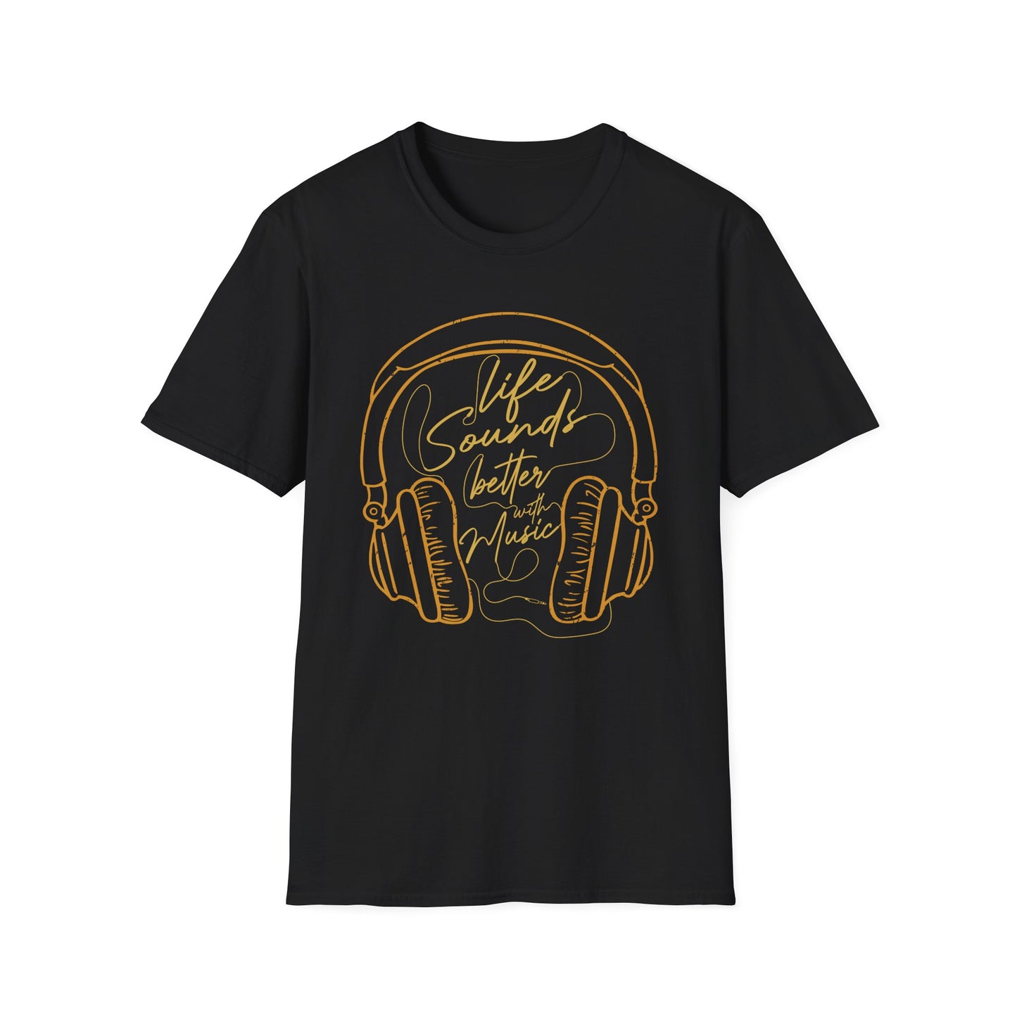 Life Sounds Better With Music T-Shirt design