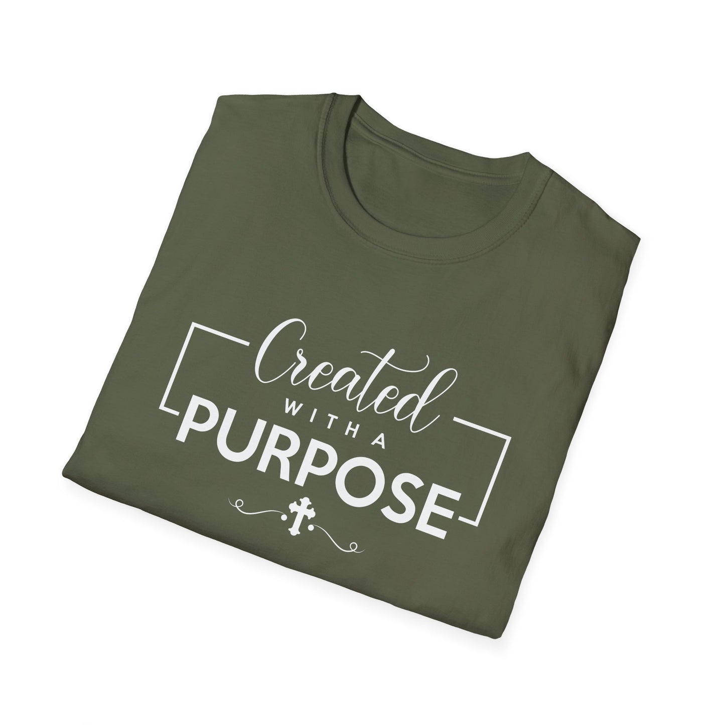 Super Comfortable Created With A Purpose T-Shirt - Market Nook