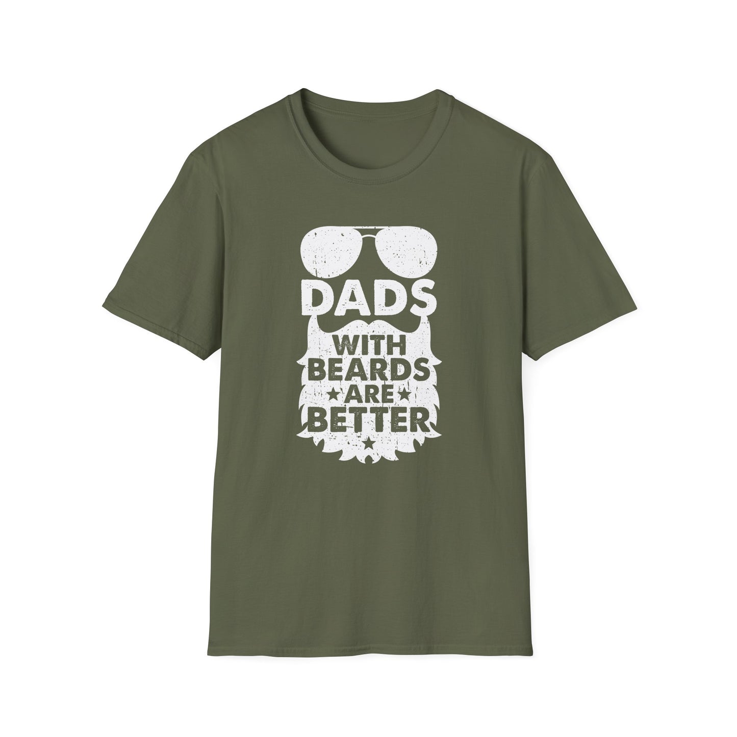 Super Comfortable Dads With Beards Are Better T-Shirt design