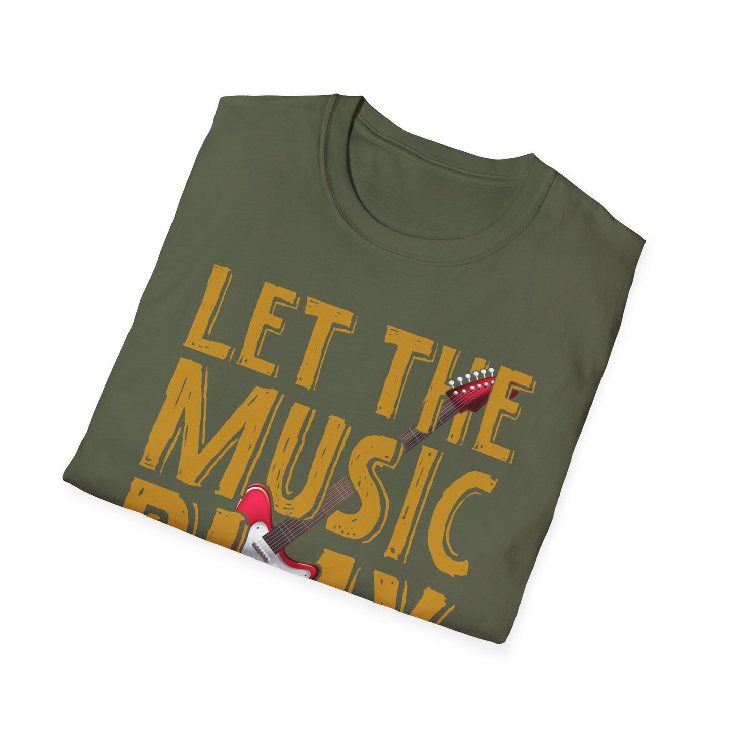 Super Comfortable Let The Music Play T-Shirt design - Market Nook