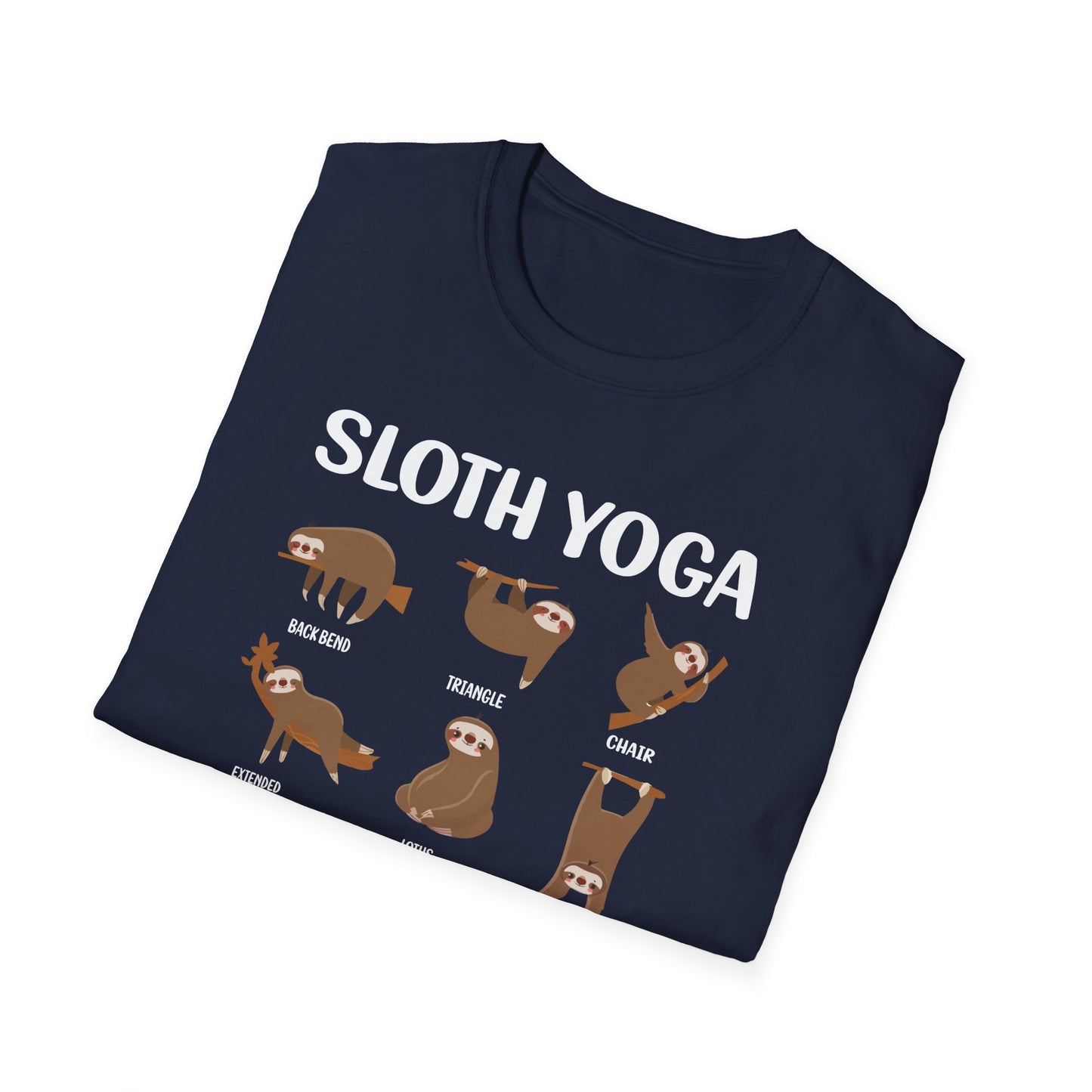 Super Comfortable Sloth Yoga T-Shirt design - Market Nook