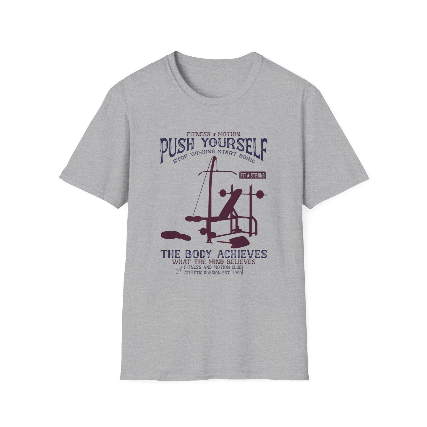 Super Comfortable Push Yourself... GYM T-Shirt - Market Nook