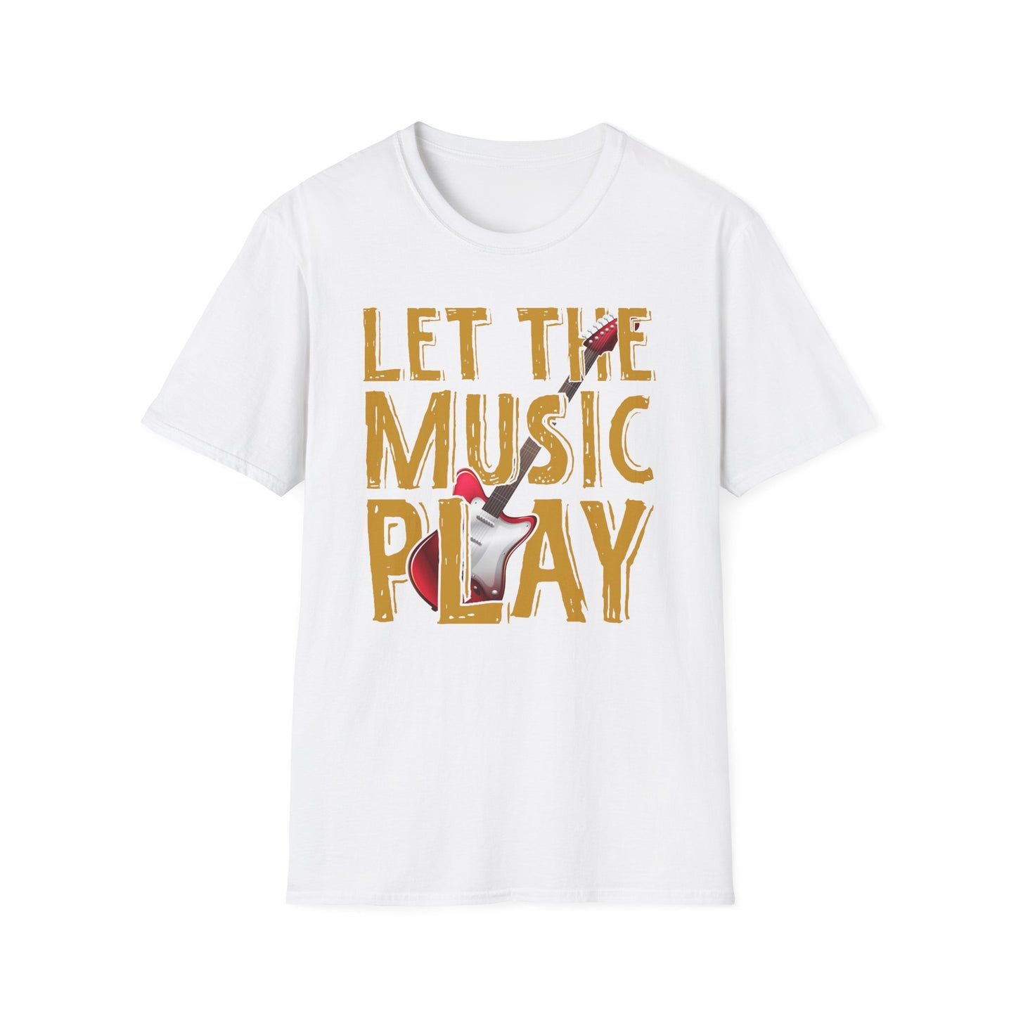 Super Comfortable Let The Music Play T-Shirt design - Market Nook