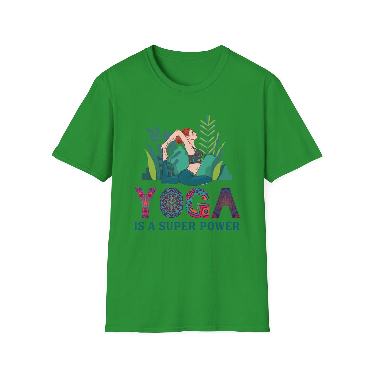 Super Comfortable Yoga Is A Super Power T-Shirt design - Market Nook