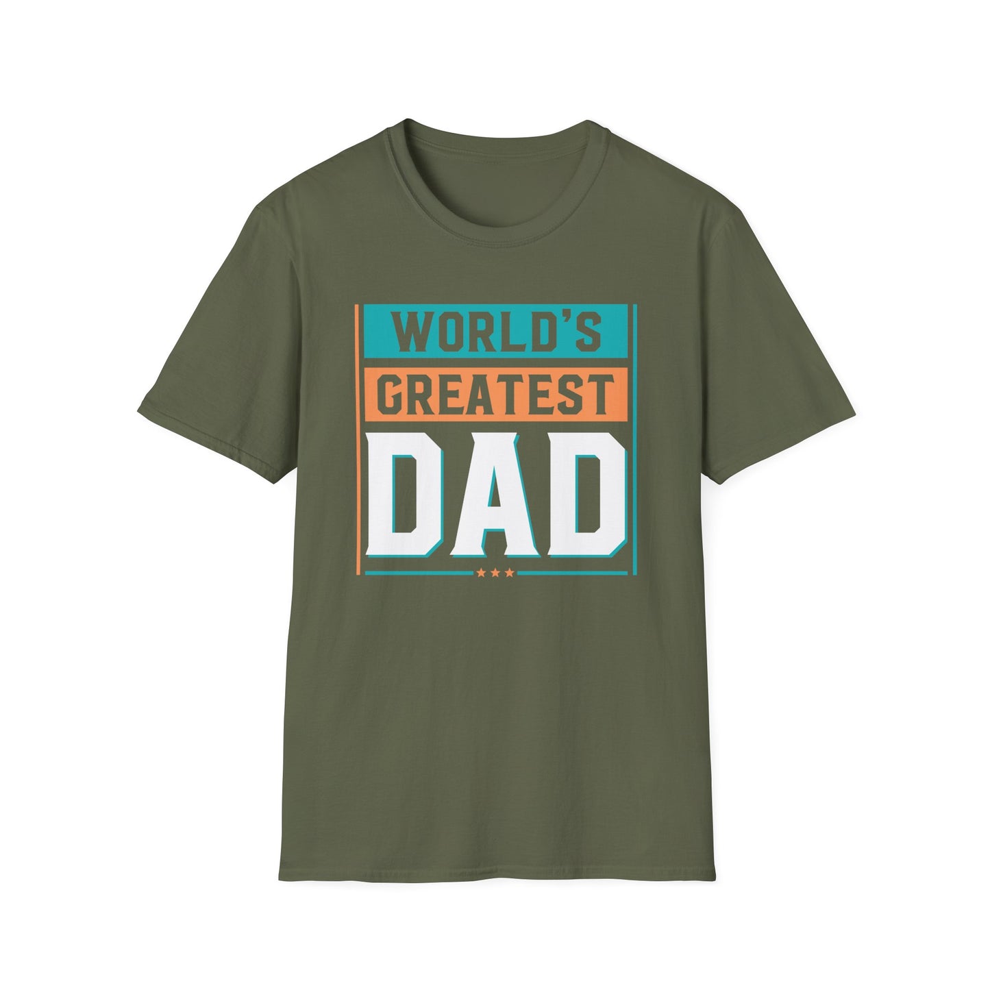 Super Comfortable World's Greatest Dad T-Shirt design