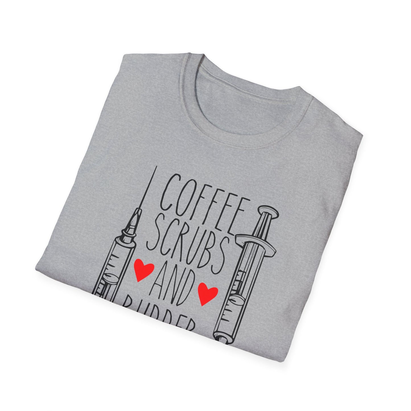 Super Comfortable Coffee Scrubs and Rubber Gloves T-Shirt design - Market Nook