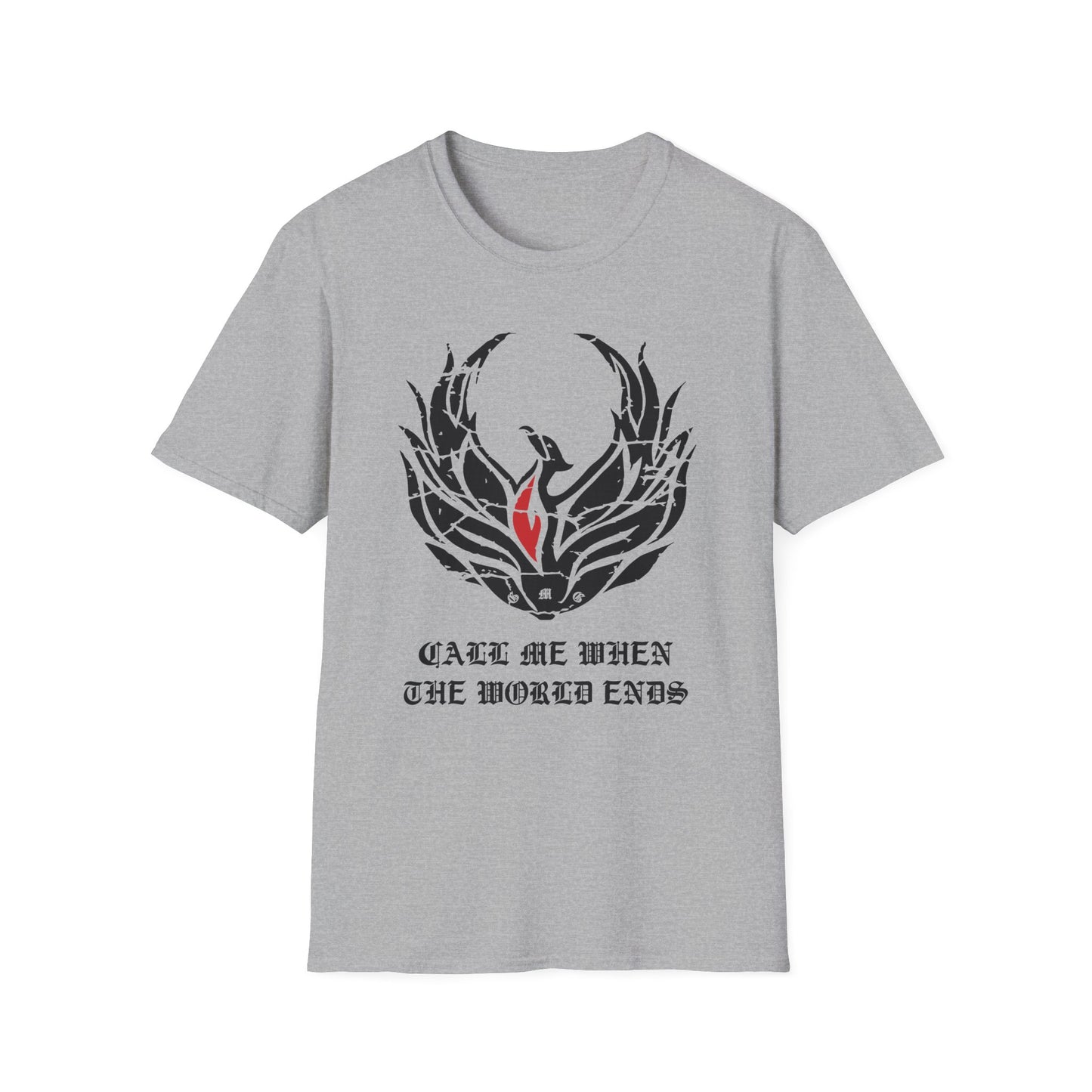 Super Comfortable Call Me When The World Ends T-Shirt design - V2 - Market Nook