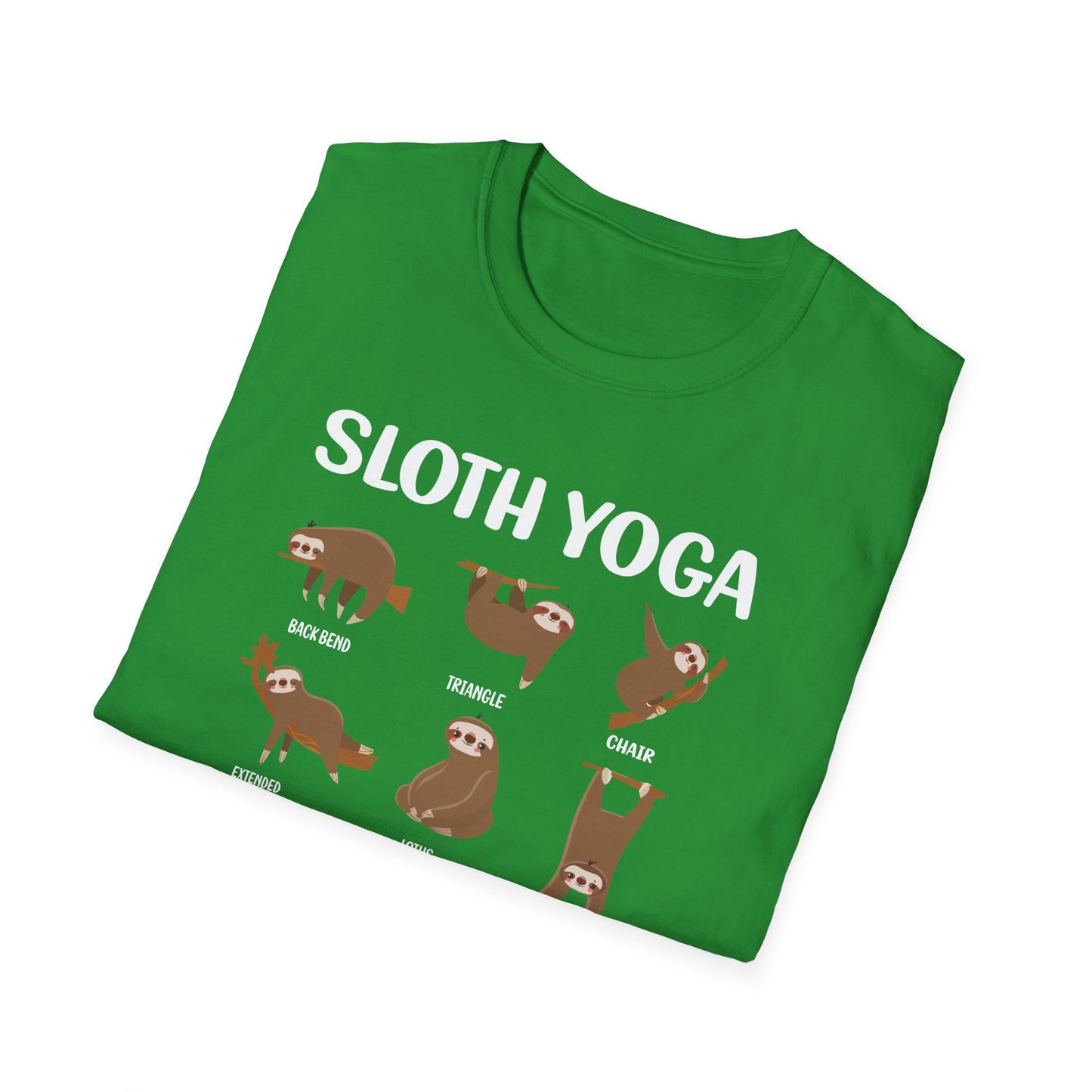 Super Comfortable Sloth Yoga T-Shirt design - Market Nook