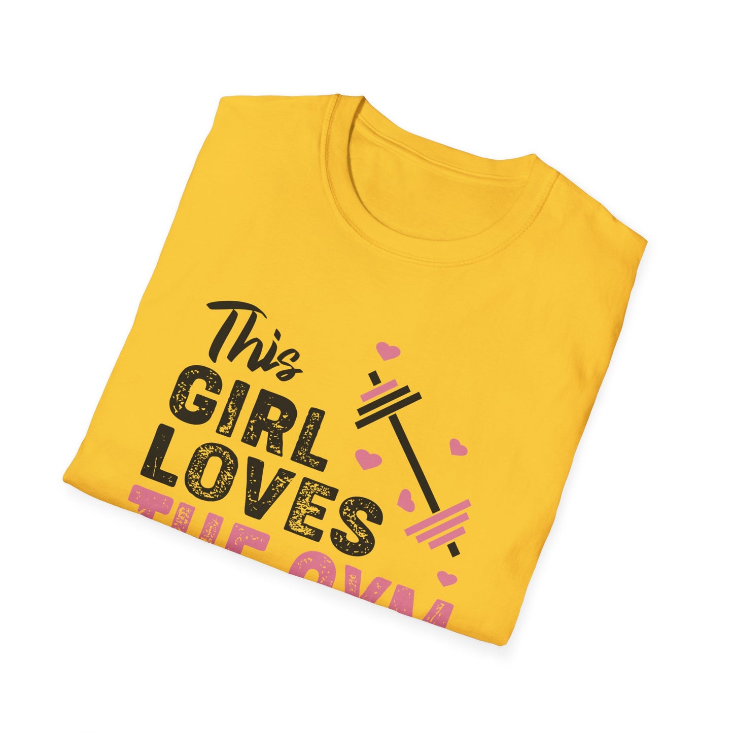 Super Comfortable This Girl Loves The GYM T-Shirt - Market Nook