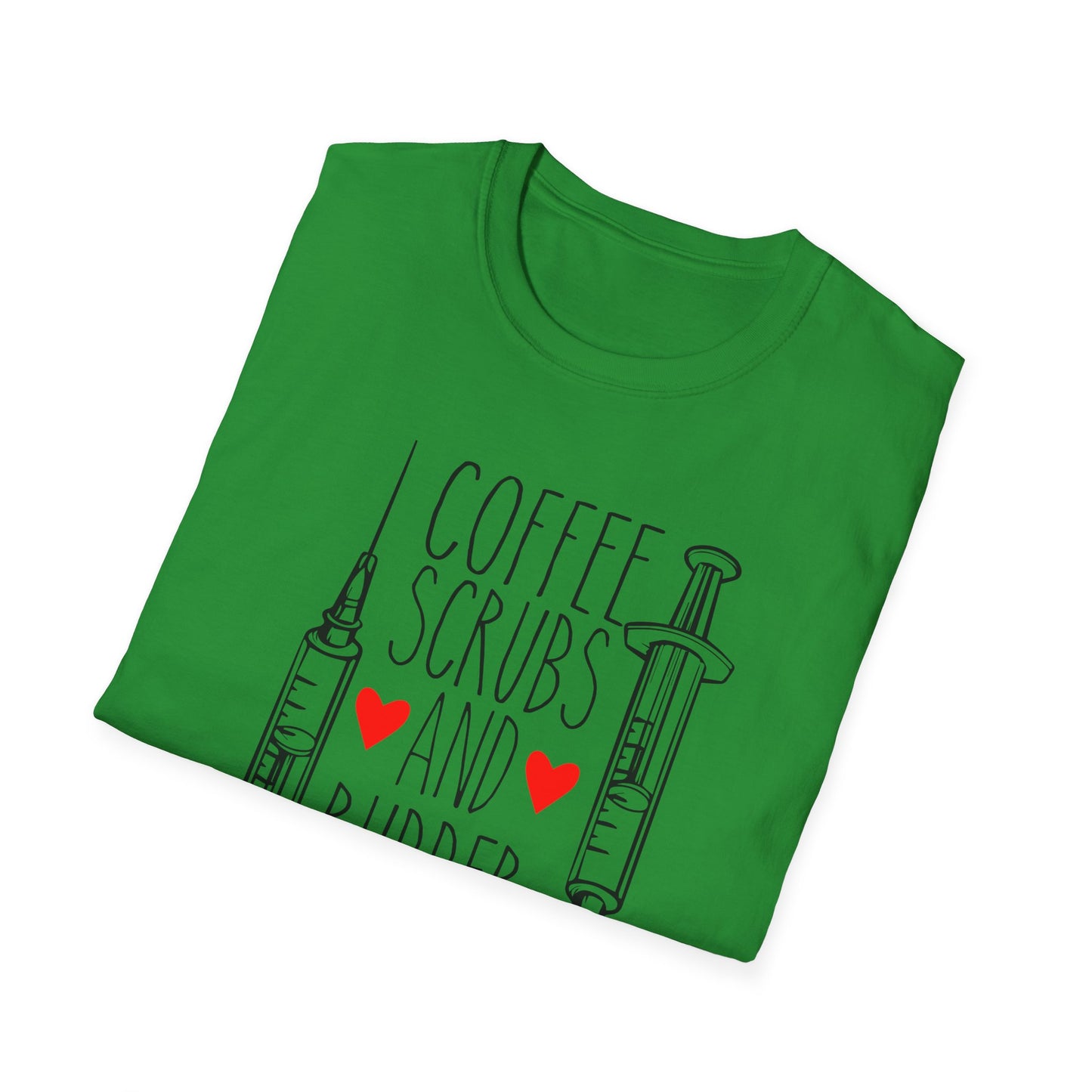 Super Comfortable Coffee Scrubs and Rubber Gloves T-Shirt design - Market Nook
