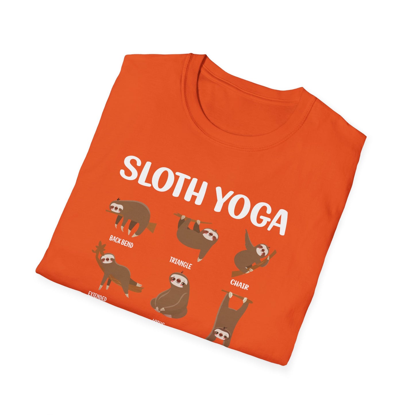 Super Comfortable Sloth Yoga T-Shirt design - Market Nook