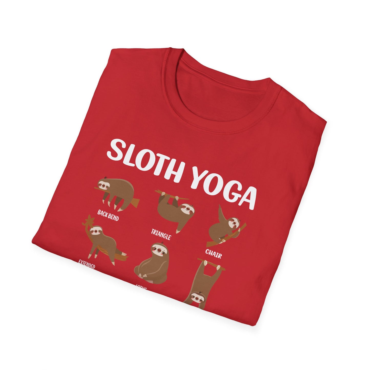 Super Comfortable Sloth Yoga T-Shirt design - Market Nook