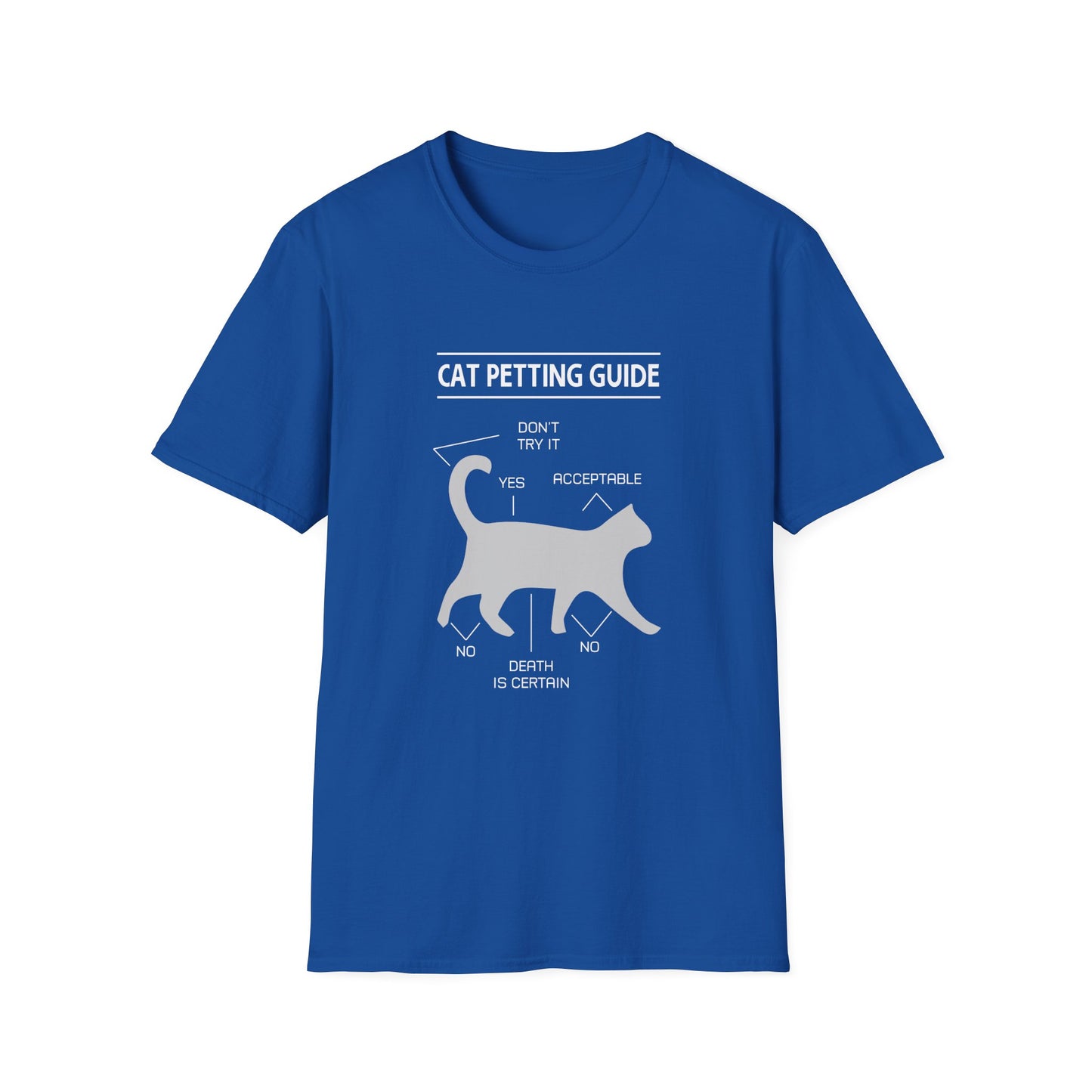 Super Comfortable Cat Petting Guide T-Shirt - Market Nook