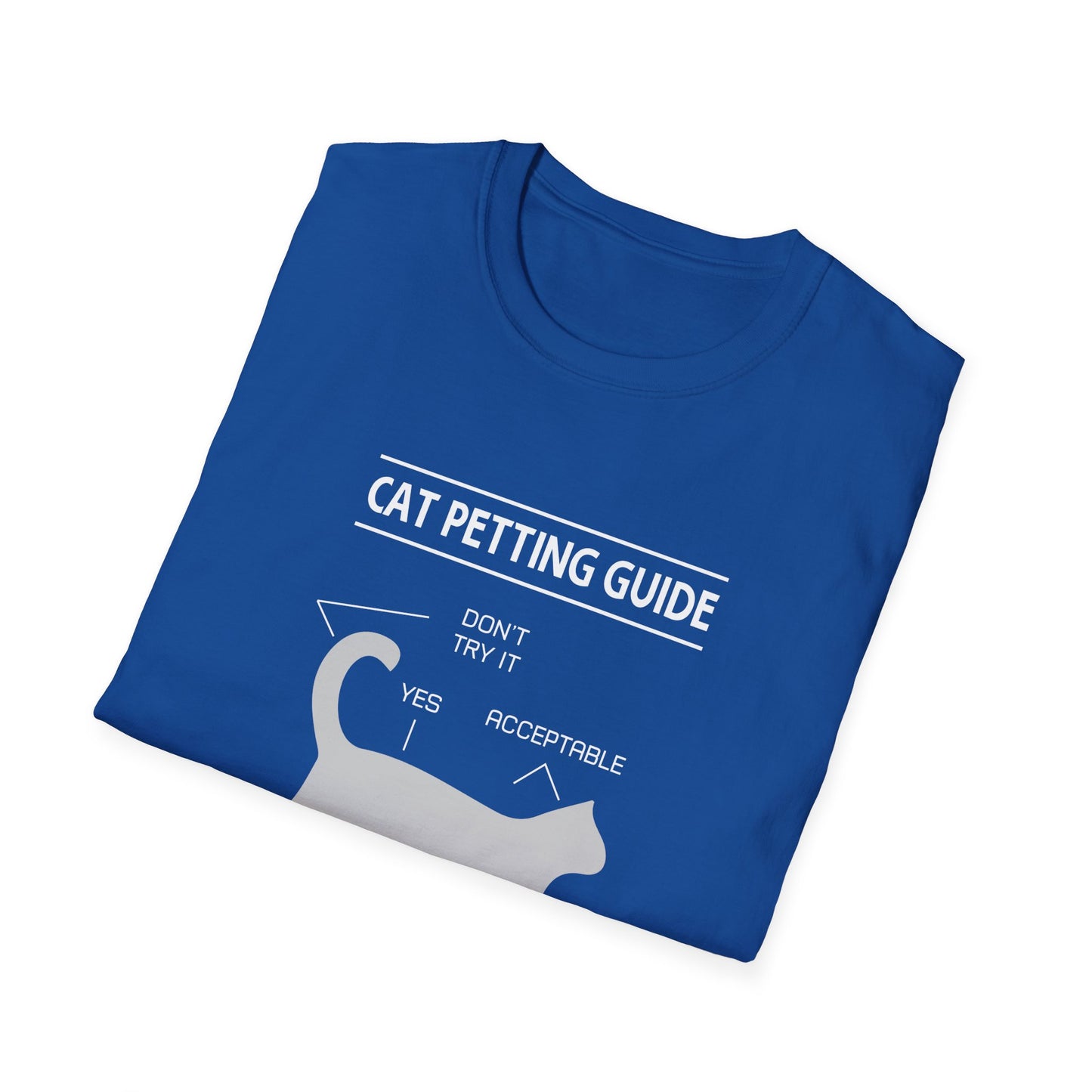Super Comfortable Cat Petting Guide T-Shirt - Market Nook