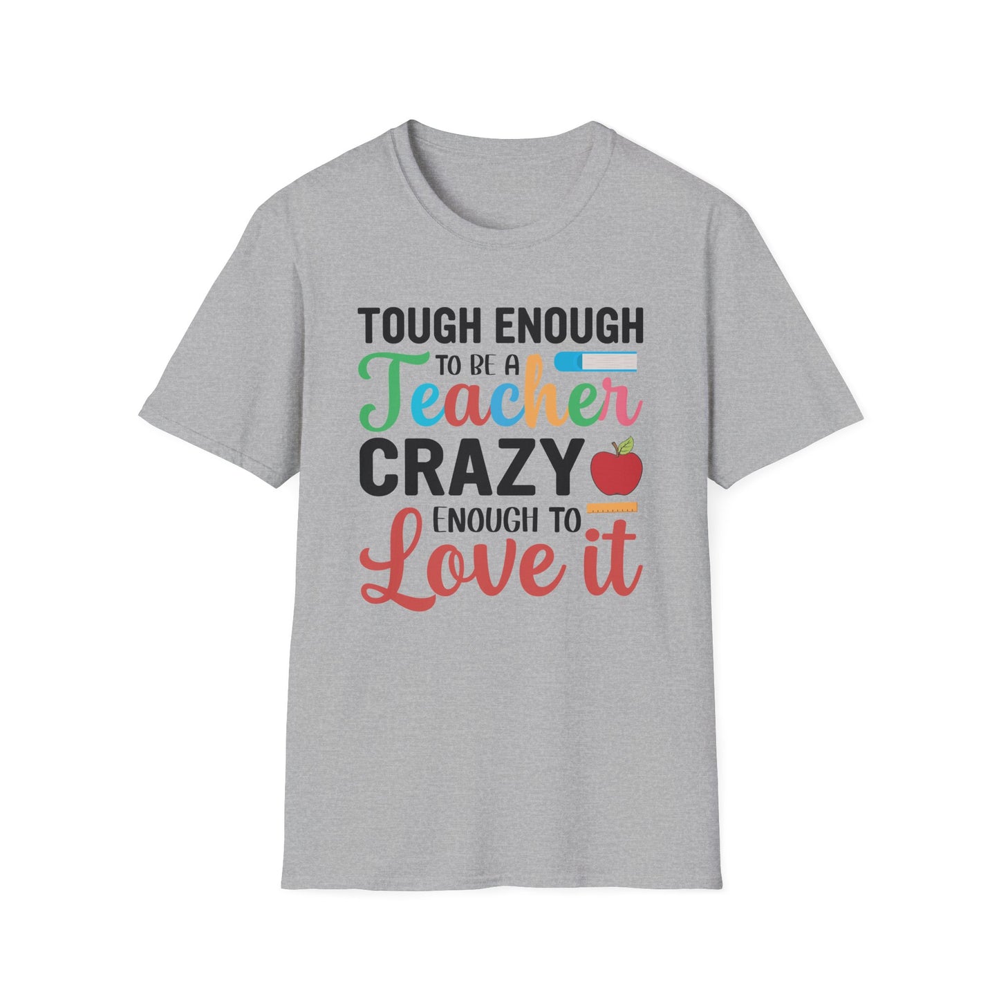 Super Comfortable Tough Enough To Be A Teacher - T-Shirt design - V2 - Market Nook