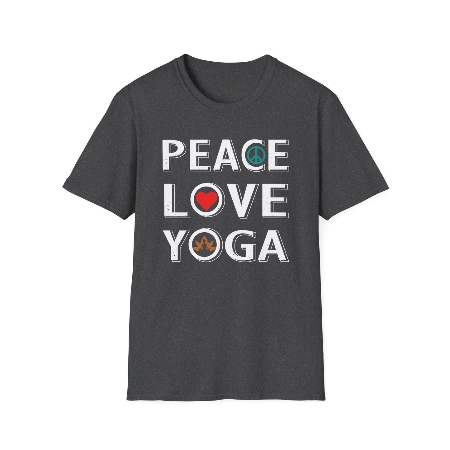 Super Comfortable Peace Love Yoga T-Shirt - Market Nook