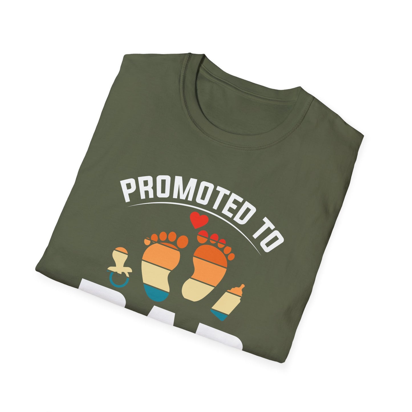 Super Comfortable Promoted To Dad Est. 2025 T-Shirt design