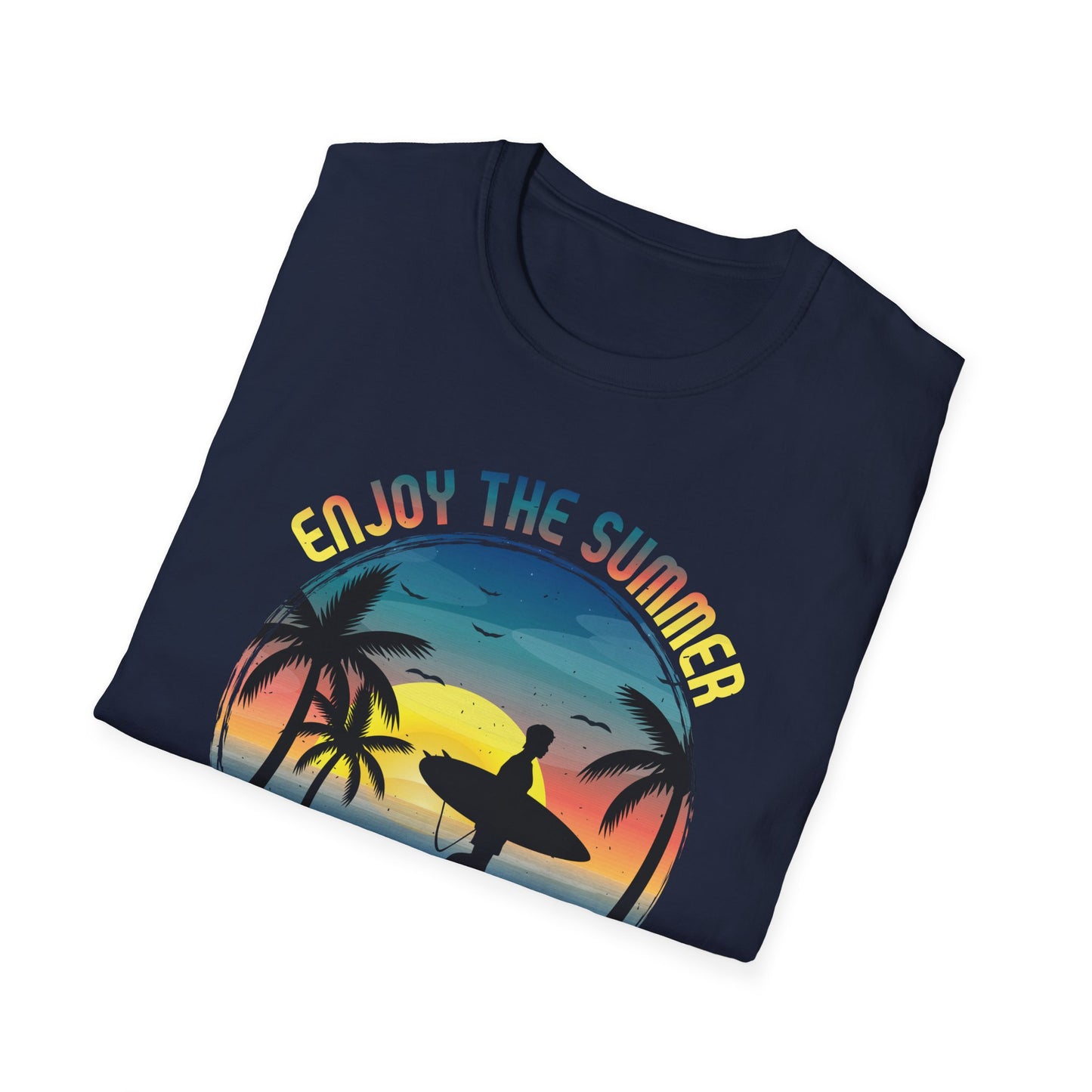 Enjoy The Summer California Super Surfer T-Shirt design