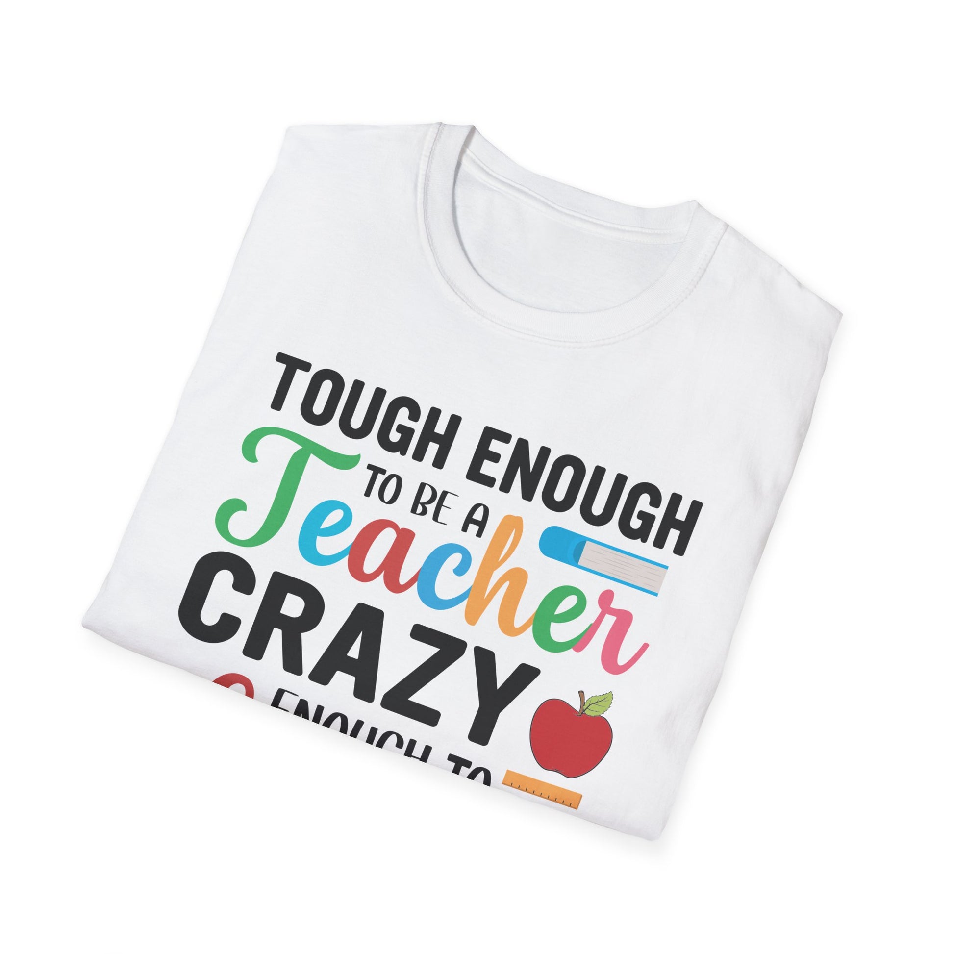 Super Comfortable Tough Enough To Be A Teacher - T-Shirt design - V2 - Market Nook