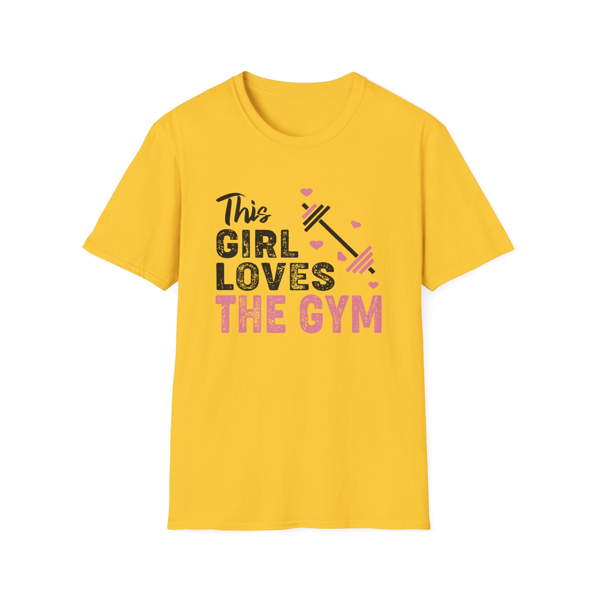 Super Comfortable This Girl Loves The GYM T-Shirt - Market Nook