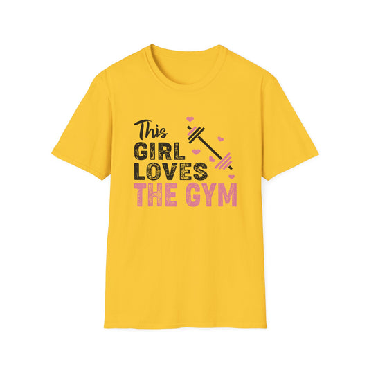 Super Comfortable This Girl Loves The GYM T-Shirt - Market Nook