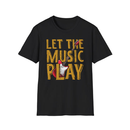 Super Comfortable Let The Music Play T-Shirt design - Market Nook