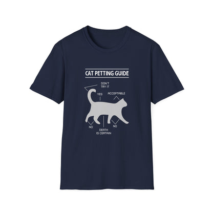 Super Comfortable Cat Petting Guide T-Shirt - Market Nook