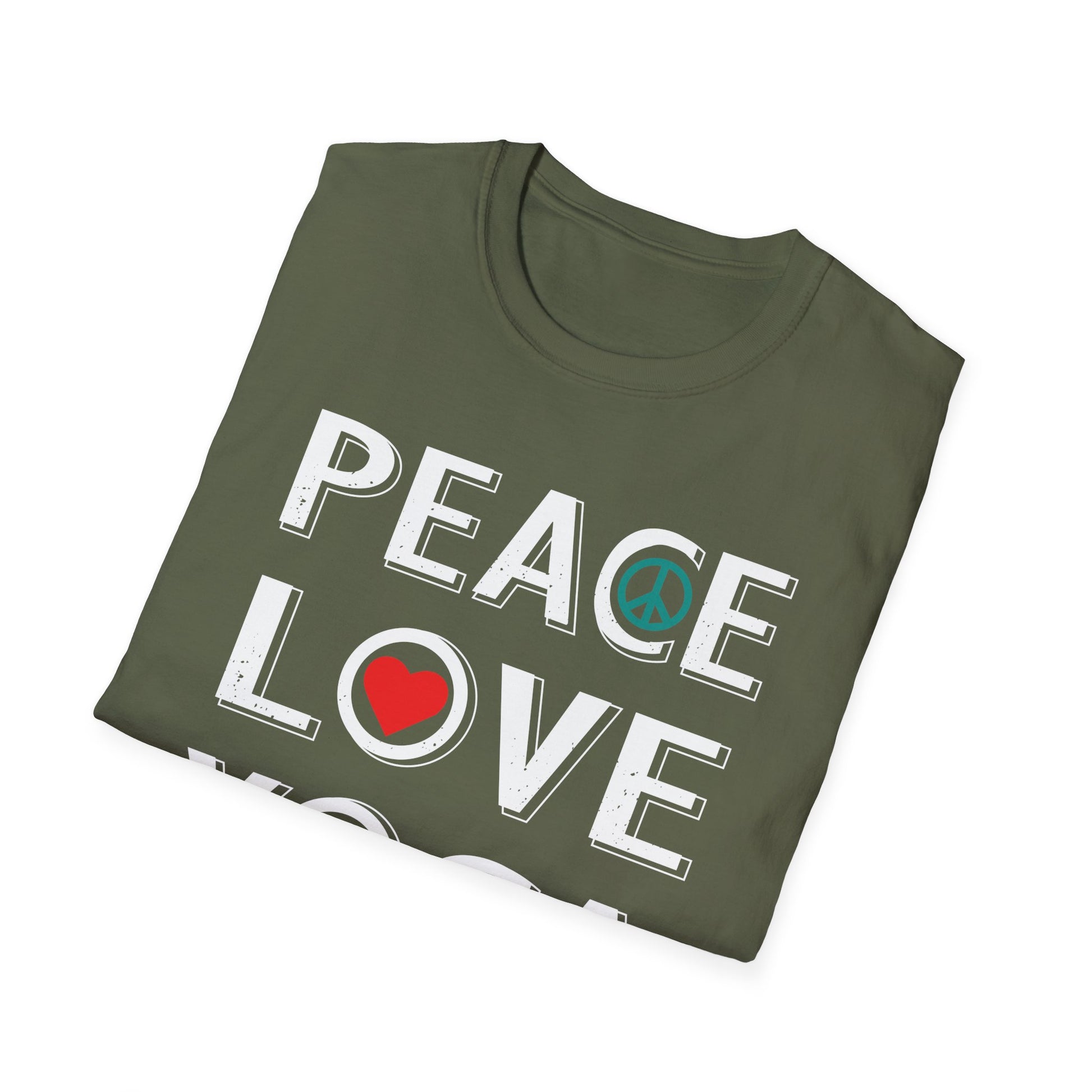 Super Comfortable Peace Love Yoga T-Shirt - Market Nook