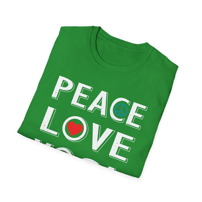 Super Comfortable Peace Love Yoga T-Shirt - Market Nook