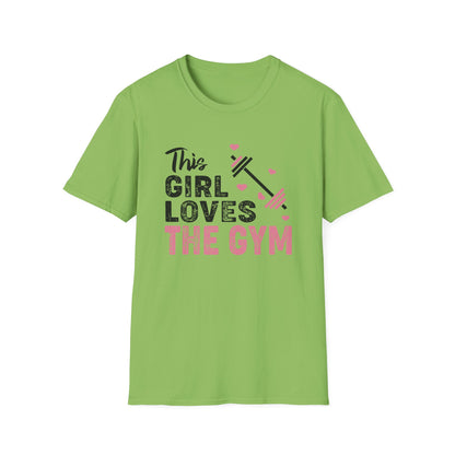 Super Comfortable This Girl Loves The GYM T-Shirt - Market Nook