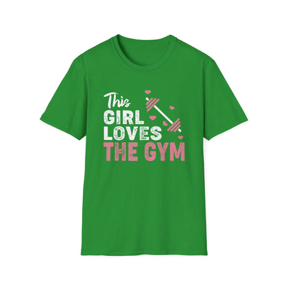 Super Comfortable This Girl Loves The GYM T-Shirt - Market Nook