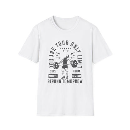 Super Comfortable You Are Your Only Limit T-Shirt V-2 - Market Nook