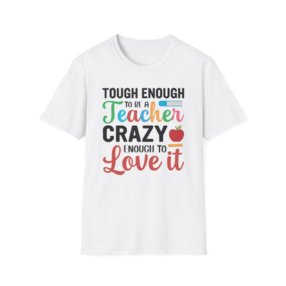Super Comfortable Tough Enough To Be A Teacher - T-Shirt design - V2 - Market Nook