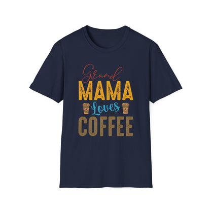 Super Comfortable Grand Mama Loves Coffee T-Shirt design - Market Nook