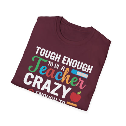 Super Comfortable Tough Enough To Be A Teacher - T-Shirt design - Market Nook