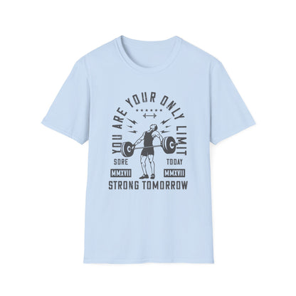 Super Comfortable You Are Your Only Limit T-Shirt V-2 - Market Nook