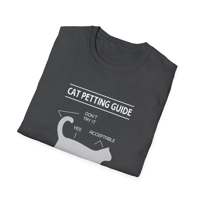Super Comfortable Cat Petting Guide T-Shirt - Market Nook