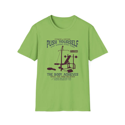Super Comfortable Push Yourself... GYM T-Shirt - Market Nook