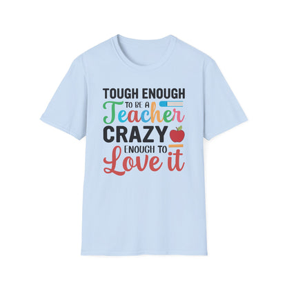 Super Comfortable Tough Enough To Be A Teacher - T-Shirt design - V2 - Market Nook