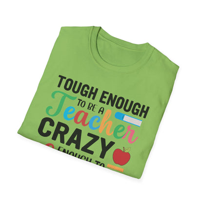 Super Comfortable Tough Enough To Be A Teacher - T-Shirt design - V2 - Market Nook