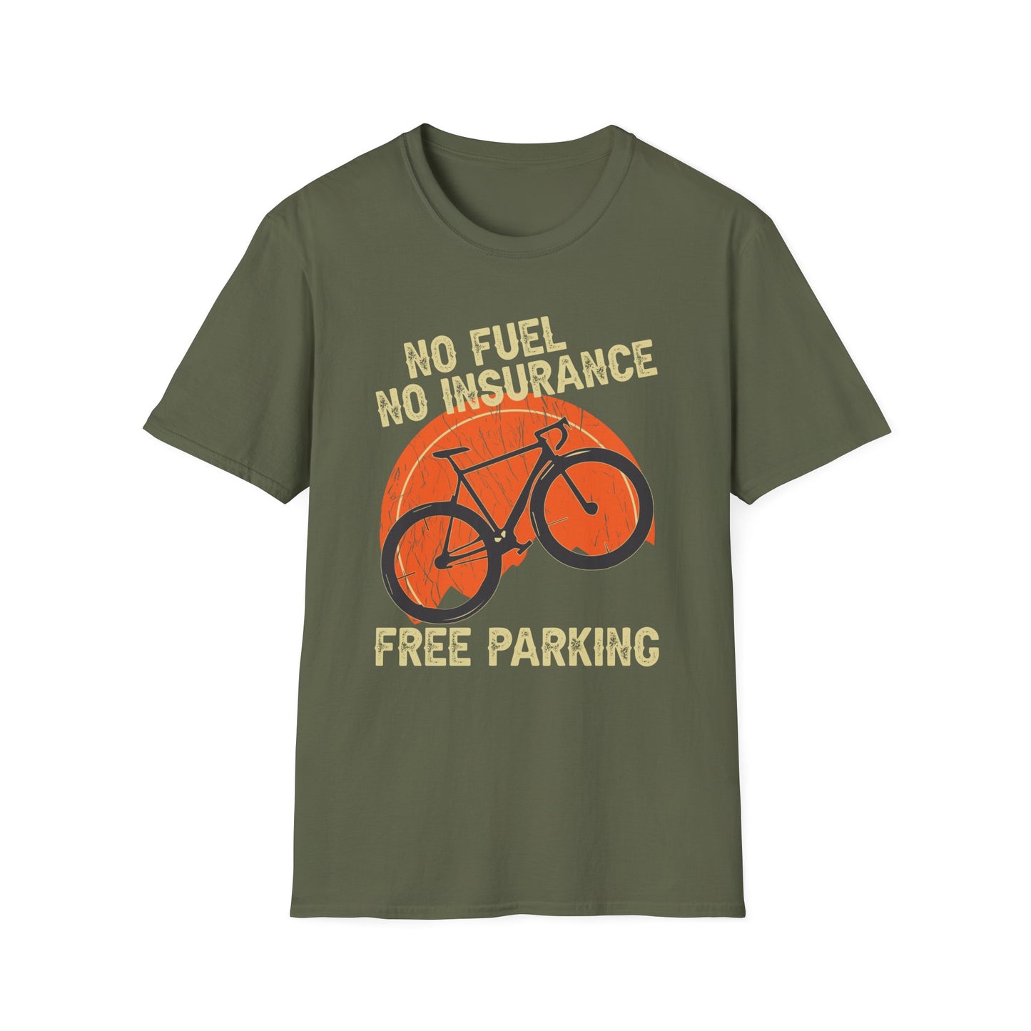 No Fuel, No Insurance, Free Parking T-Shirt design
