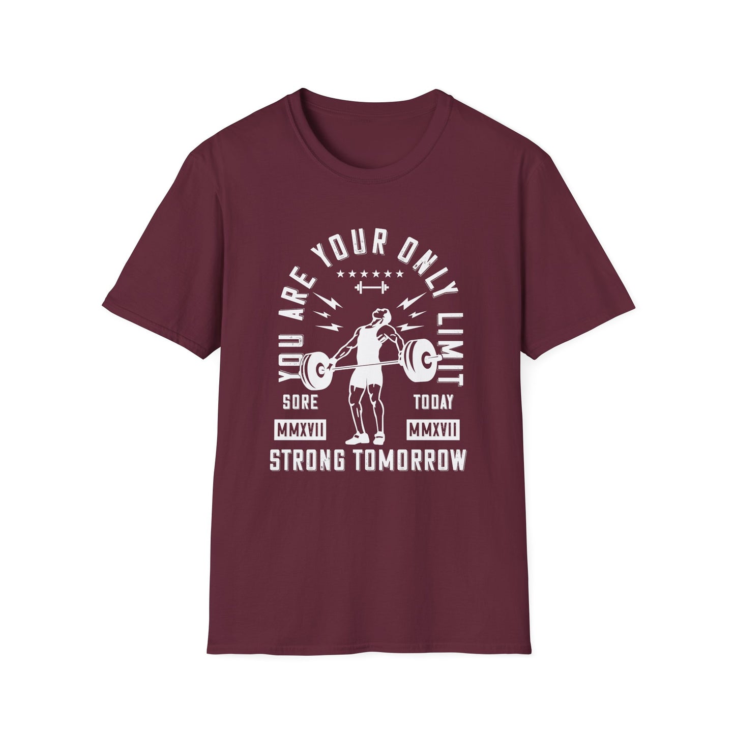 Super Comfortable You Are Your Only Limit GYM T-Shirt - Market Nook