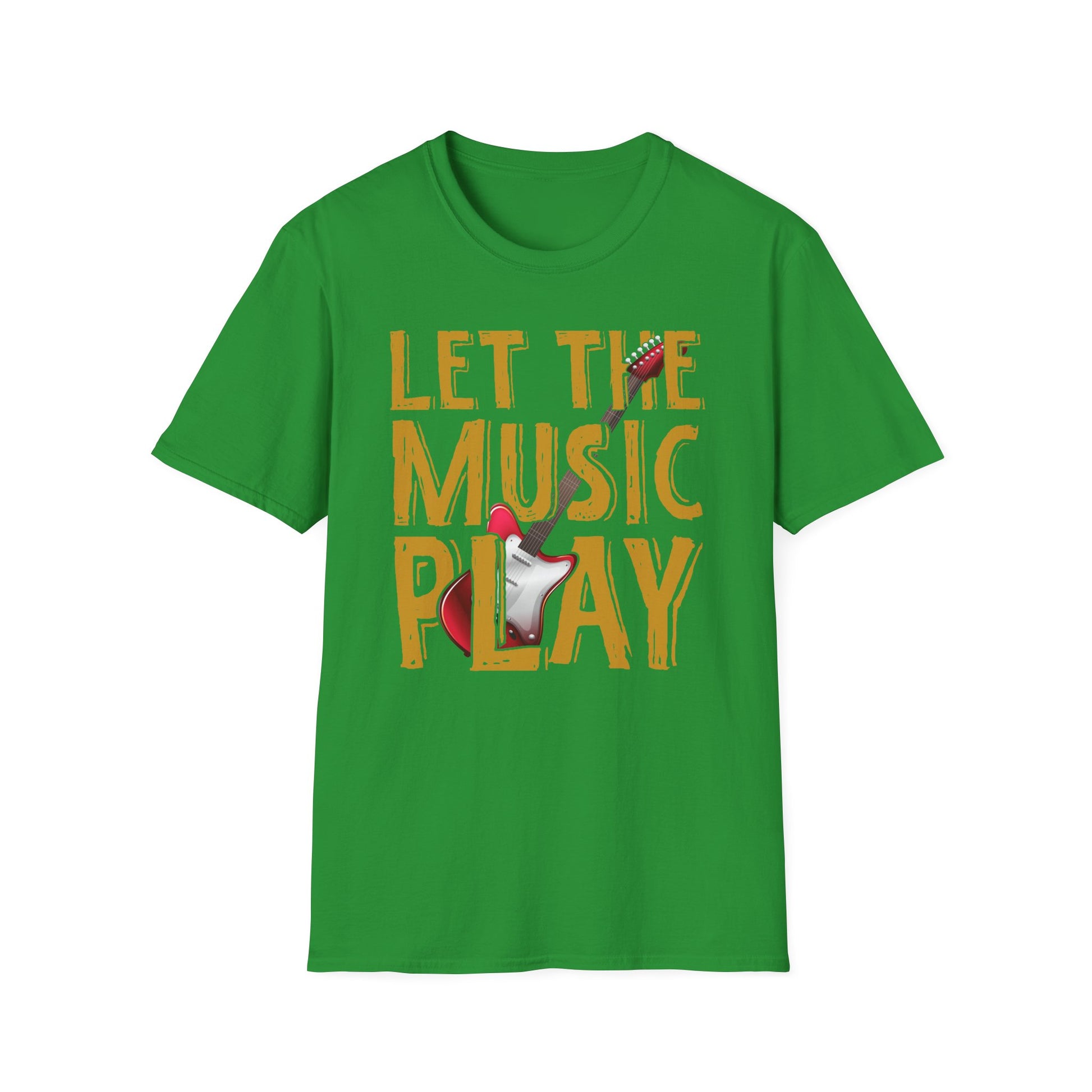 Super Comfortable Let The Music Play T-Shirt design - Market Nook